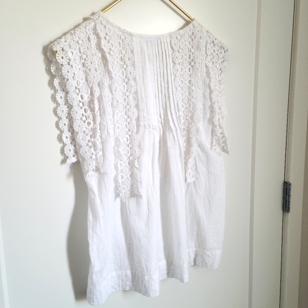 NWOT VICI Collection Cotton Crochet Top - Picture 4 of 6